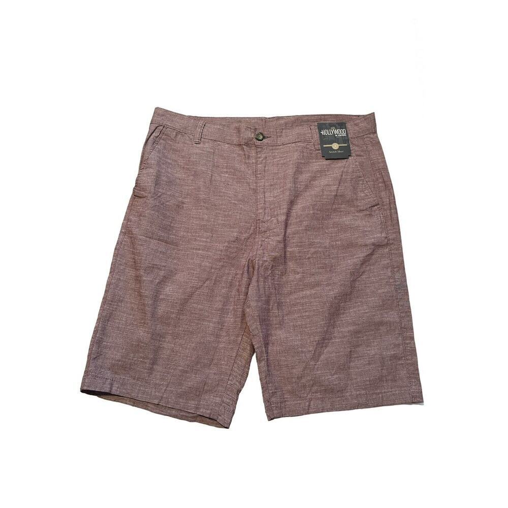 Hollywood the jean people Stretch‎ Dress Shorts Mens Size 38